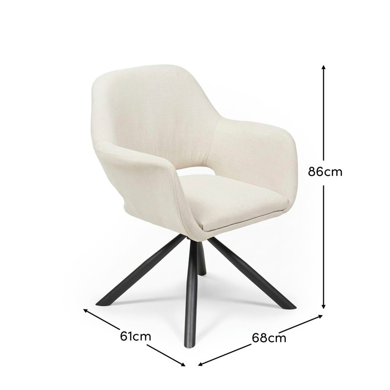 Office Swivel Chair -   with , Beige