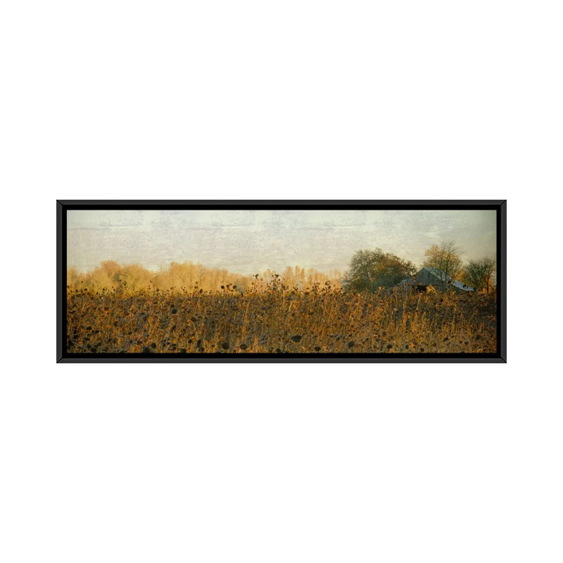 «Rustic Barn on a Rainy Day», reproduction sur toile, H 12 po x l 36 po x P 1,5 po