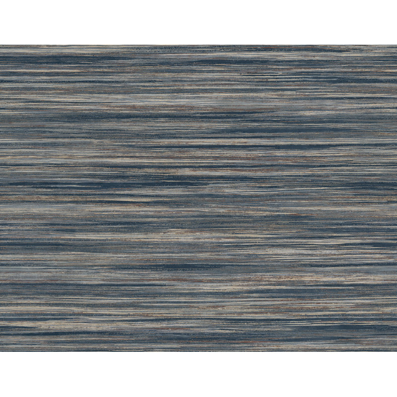 Papier peint gaufré en vinyle bleu marine Gita Seabrook Designs, Marine