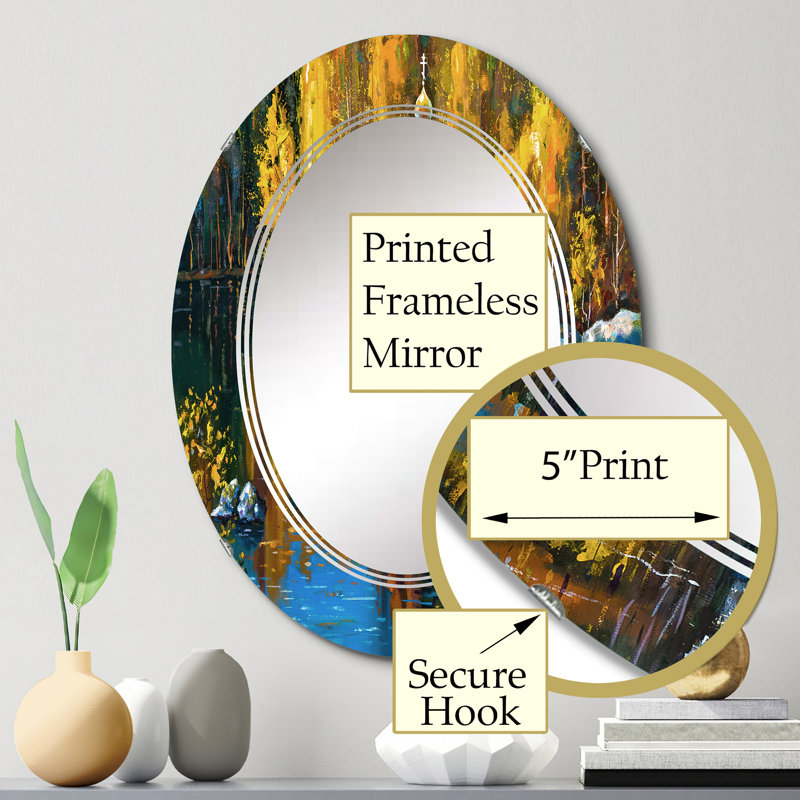 Oval Mirror, 30" x 20"