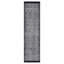 Tapis en laine / coton touffeté à la main Metro en ivoire / noir-1323767595