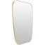 Miroir mural asymétrique en métal Sérone-879169326