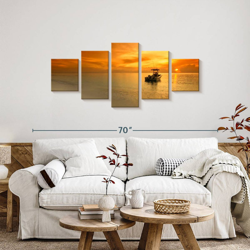 Bateau Mamsee Bay Sunse, H 24 po x l 55 po