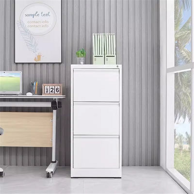 Armoire de rangement de bureau, classeur vertical moderne avec serrure, classeur en métal avec 3 tiroirs pour la maison de bureau, classeur vertical pour le rangement