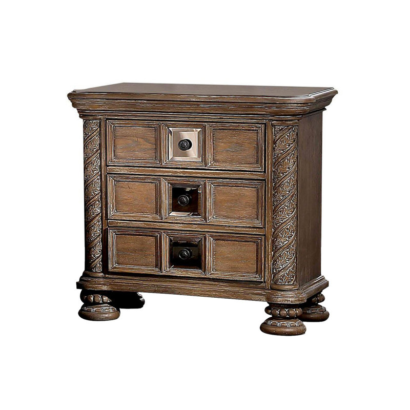 Ammadis 30'' W Solid Wood Nightstand