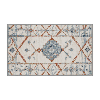 Machine Washable Gray Area Rug