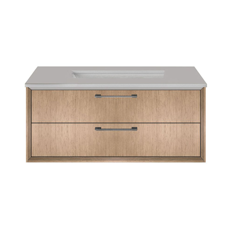 Gemelli 30'' W Single Stone Vanity Top, Polished White