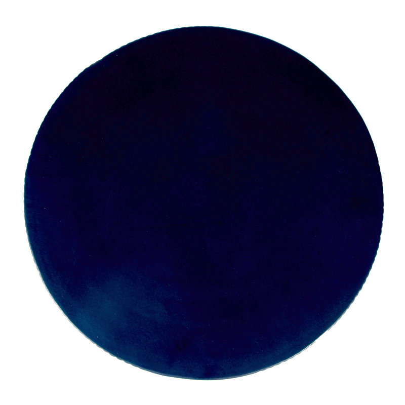 Provenance Signature Outdoor Round Side Table, Gloss Indigo