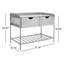 Banc de rangement avec tiroirs