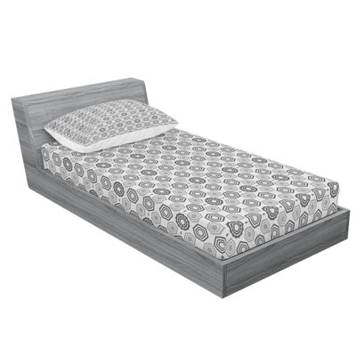 Microfiber Geometric Sheet Set