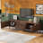 Mid Century TV Stand With 2 Drawers-323766658