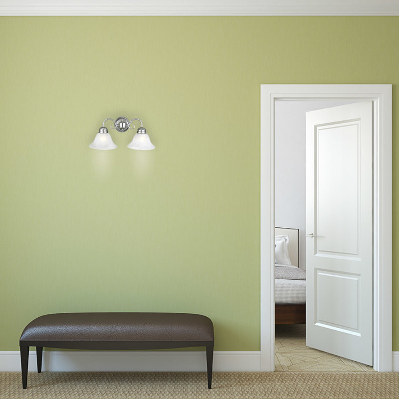 Guildford 2 - Light Dimmable Bath Sconce, Satin Nickel