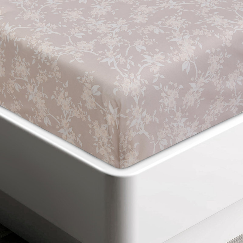 Polyester Bedding, Pink Floral, Single Duvet Cover Set + 1 Pillowcase