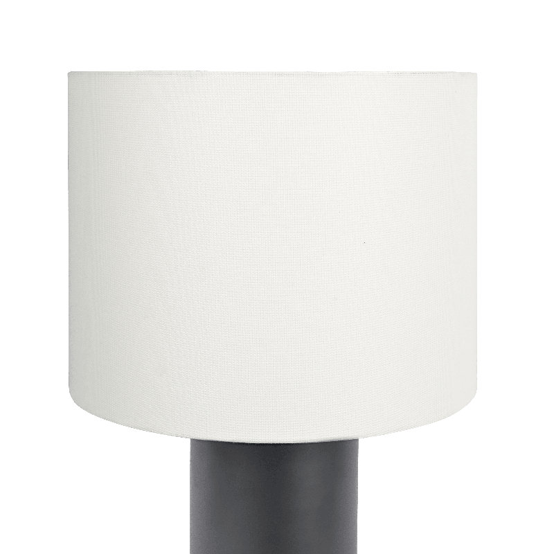 Lampe de table noire avec interrupteur marche / arrêt Aura