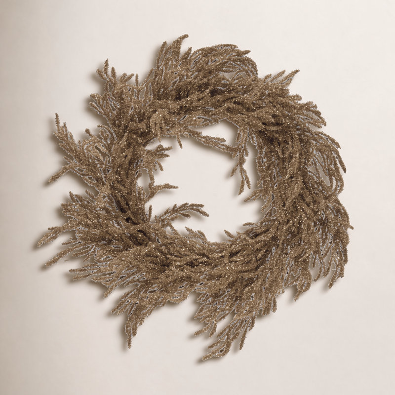 20'' Faux Pine Polyethylene Plastic Wreath