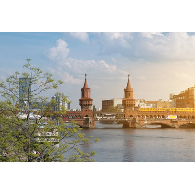 Plageman Berlin Skyline by Hanohiki - Wrapped Canvas Print