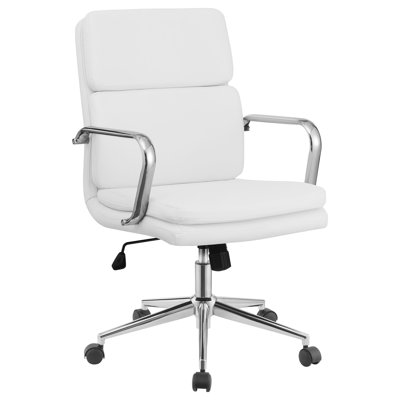 Chaise de bureau en similicuir Rusank