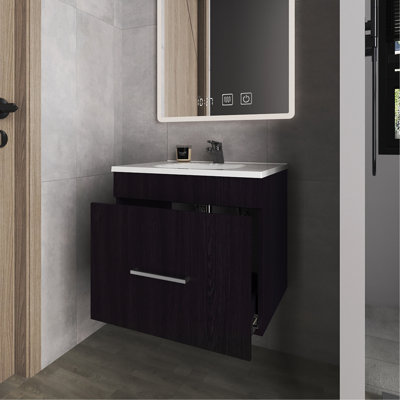 Meuble-lavabo de salle de bain Arequipa Hatta Kronos, blanc, pour salle de bain