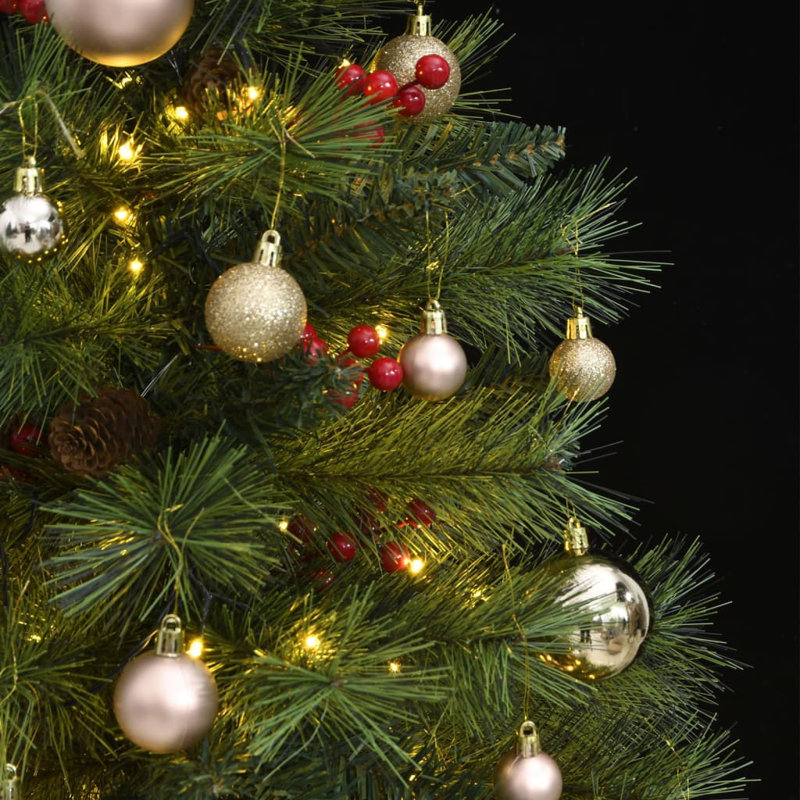 Arbre de Noël artificiel éclairé, 4,9 pi