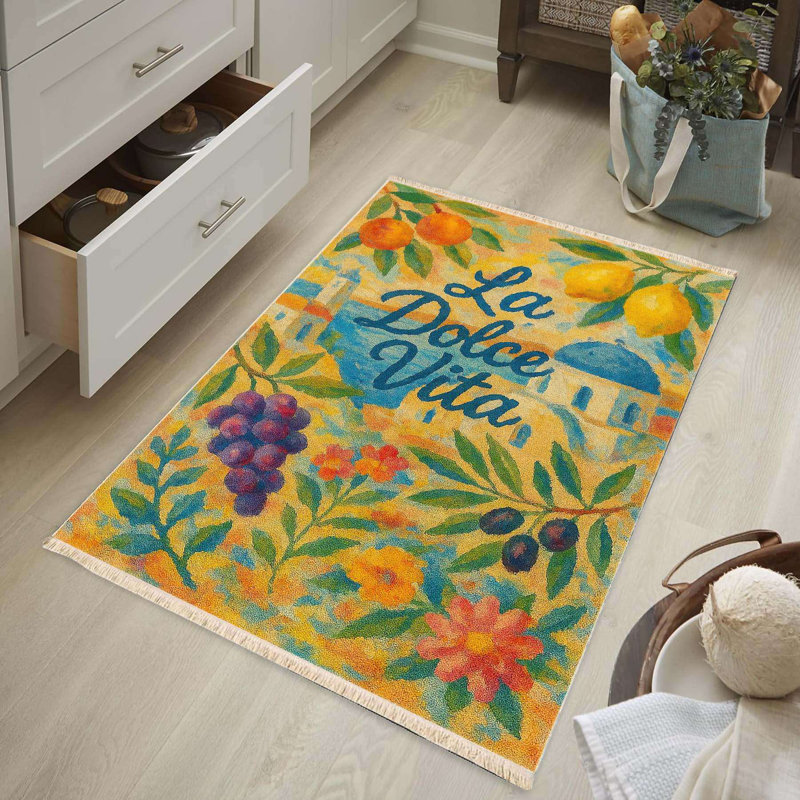 "La Dolce Vita" Mediterranean Accent Rug