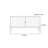 Vertical Striped Contrasting Buffet Table