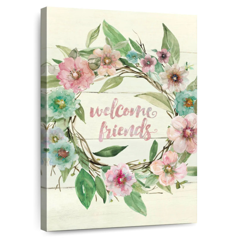 Tergel Welcome Wreath, 24" H x 16" W