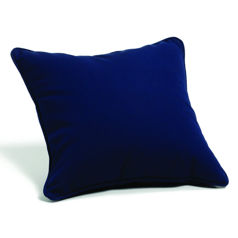 Square Pillow Cover & Insert, Navy