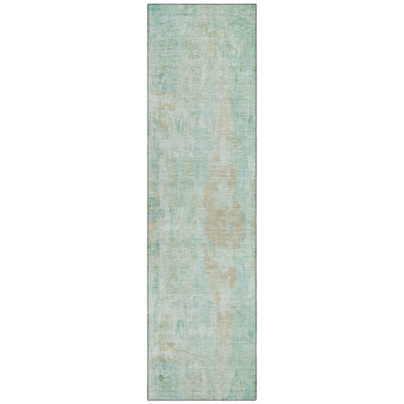 Machine Washable Indoor/Outdoor Chantille ACN2310 Abstract Rug, Runner 2'3" x 7'6"