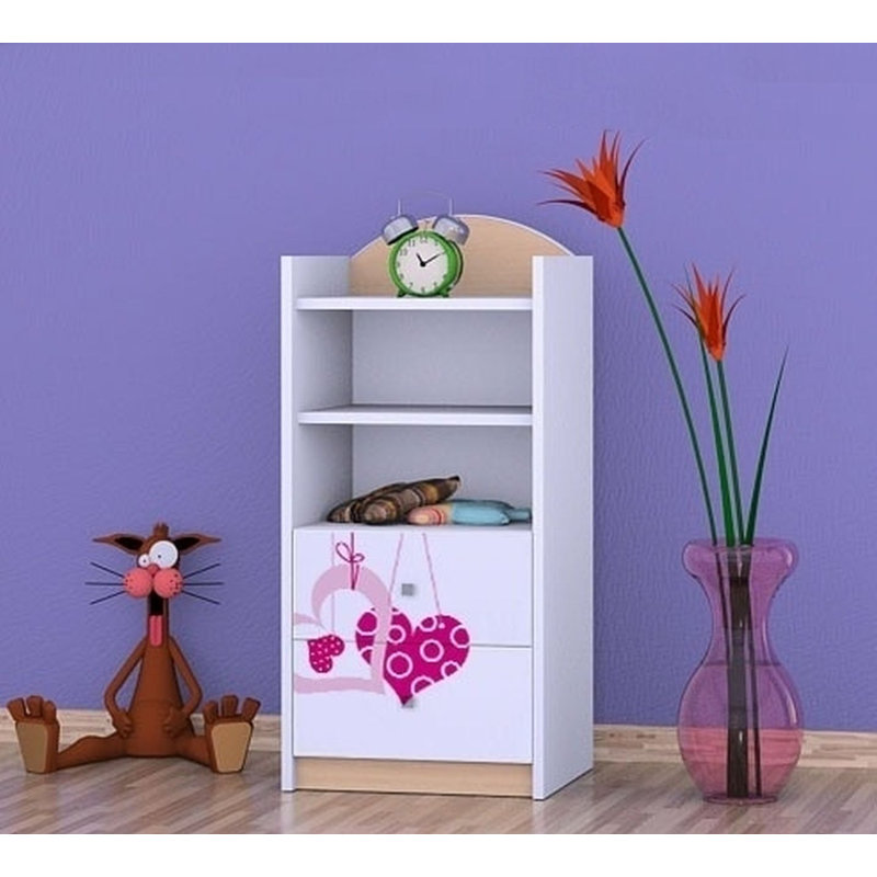 Joaquin 96cm H X 45cm W Kids Cube, Bright Pear