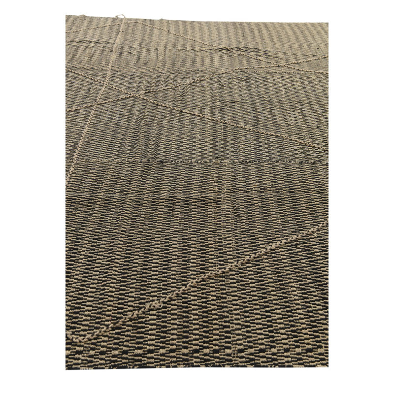 Tapis noir et blanc Ottilie