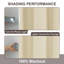 Paire de rideaux en polyester doux 100% occultant avec œillets-821918698-821918711