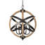 Lustre en bois à 4 lumières à intensité variable Veatch