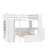 Hentrich  Loft Bed with a Twin Size Stand-alone Bed, Shelves, Desk, and Wardrobe-647444519