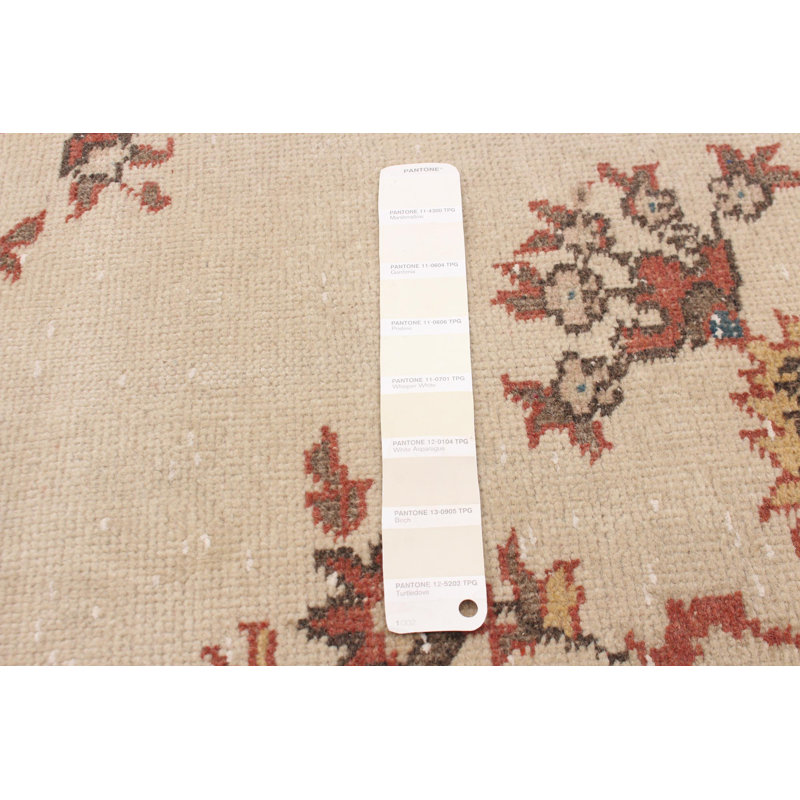 Tapis crème Malaylah Vintage 3 pi 10 po x 6 pi 9 po
