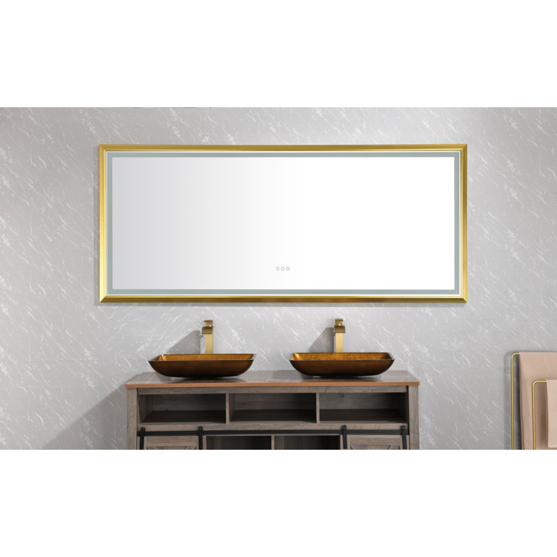 84 po L 48 po Miroir de salle de bain H