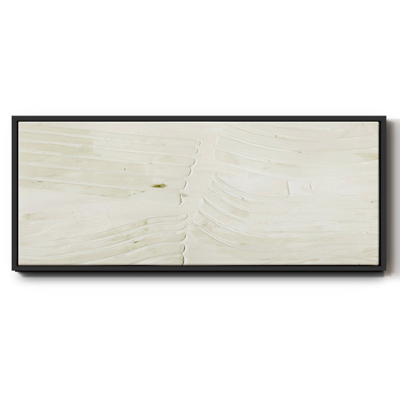 Roll Crossing I, H 17 po x l 25 po x P 2 po, Toile à cadre flottant noir, Pas de tapis