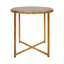 LA Cross Legs End Table