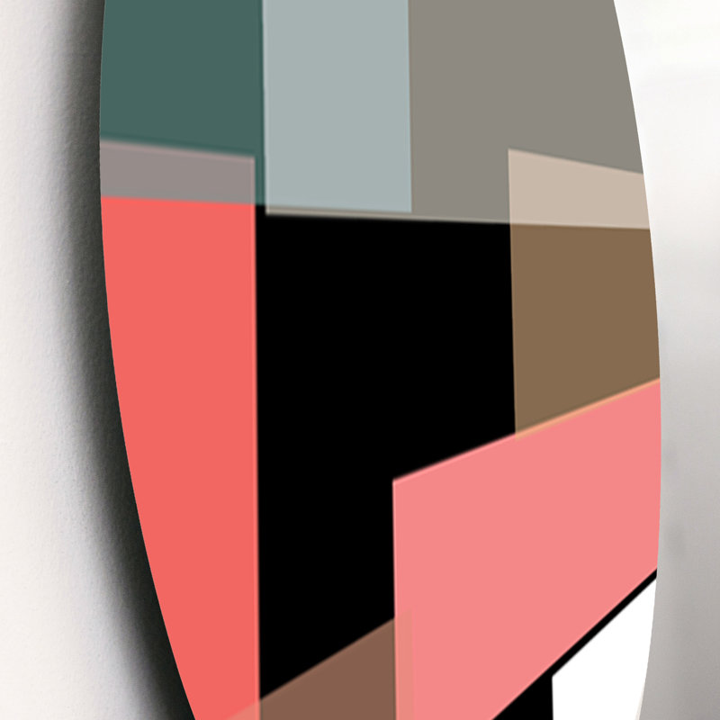 Ensemble de 3 décorations murales Retro Square Design II