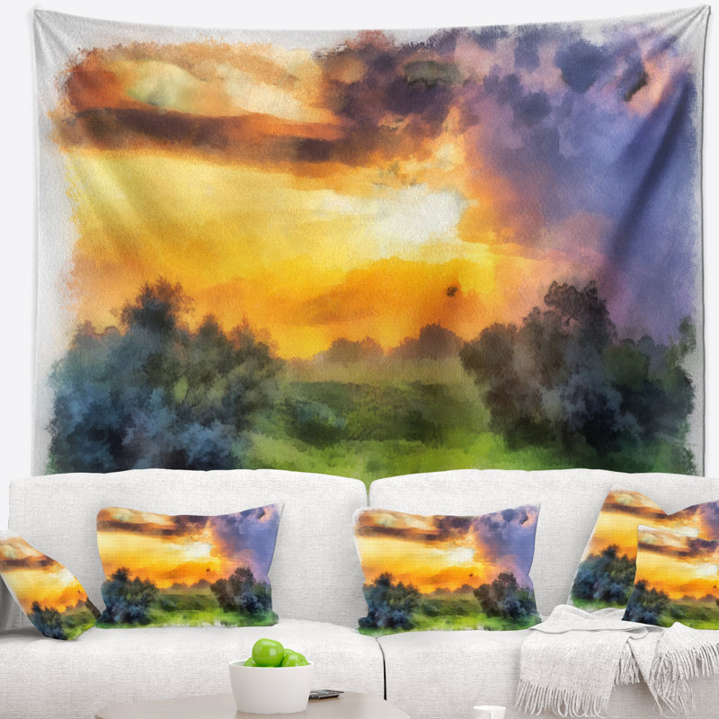 Polyester Tapestry, 32" H x 39" W