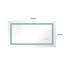 Miroir de salle de bain à DEL 40 po x 20 po avec brouillard et intensité variable: 3 couleurs, mémoire, facilite les routines quotidiennes