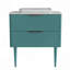 Meuble-lavabo rayé avec lavabo en céramique, meuble-lavabo autoportant pour salle de bain moderne, pré-assemblé-115688306