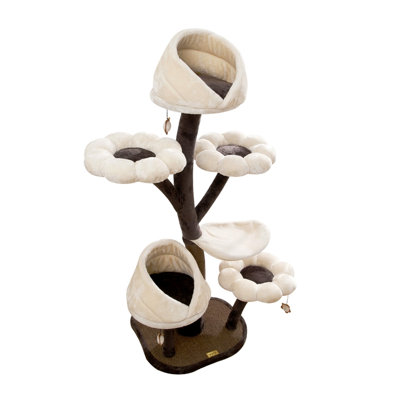 6 Tiers Cat Tree with Condons,Perch,Scratching Posts