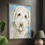 Labradoodle I, reproduction encadrée - bois massif-983755310