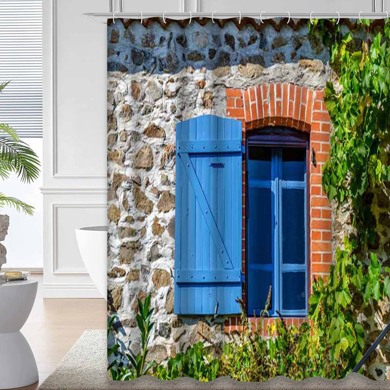 Maison de campagne française avec 12 crochets, L 72 po x l 84 po