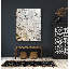Taupe Gray Abstract Print-825762054-825762058