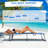 Folding Chaise Lounge Chair With Face Hole For Beach