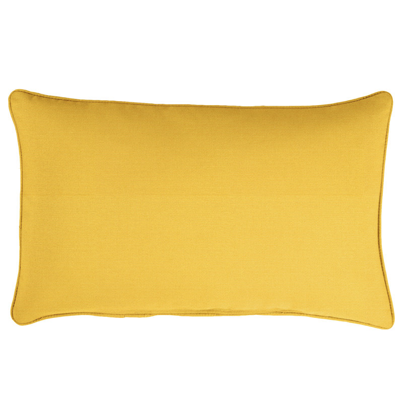 Sunbrella® Outdoor Throw Pillow, Yellow, 12" x 18"