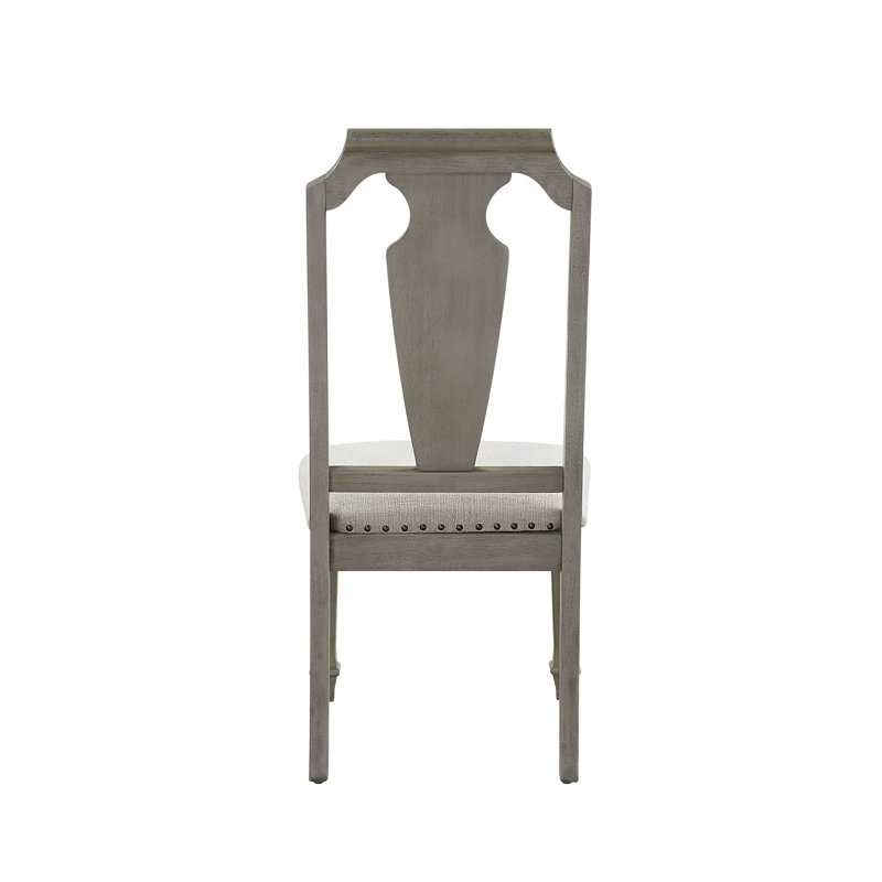 Chaise d'appoint de style transitionnel, ensemble de 2 chaises de salle à manger, chaise de cuisine