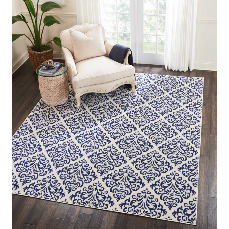 Tapis blanc Bo, Rectangle 7 pi 10 po x 9 pi 10 po