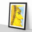 Busy Bee & Yellow Flower - Picture Frame Graphic Art Print-56862794-56862795